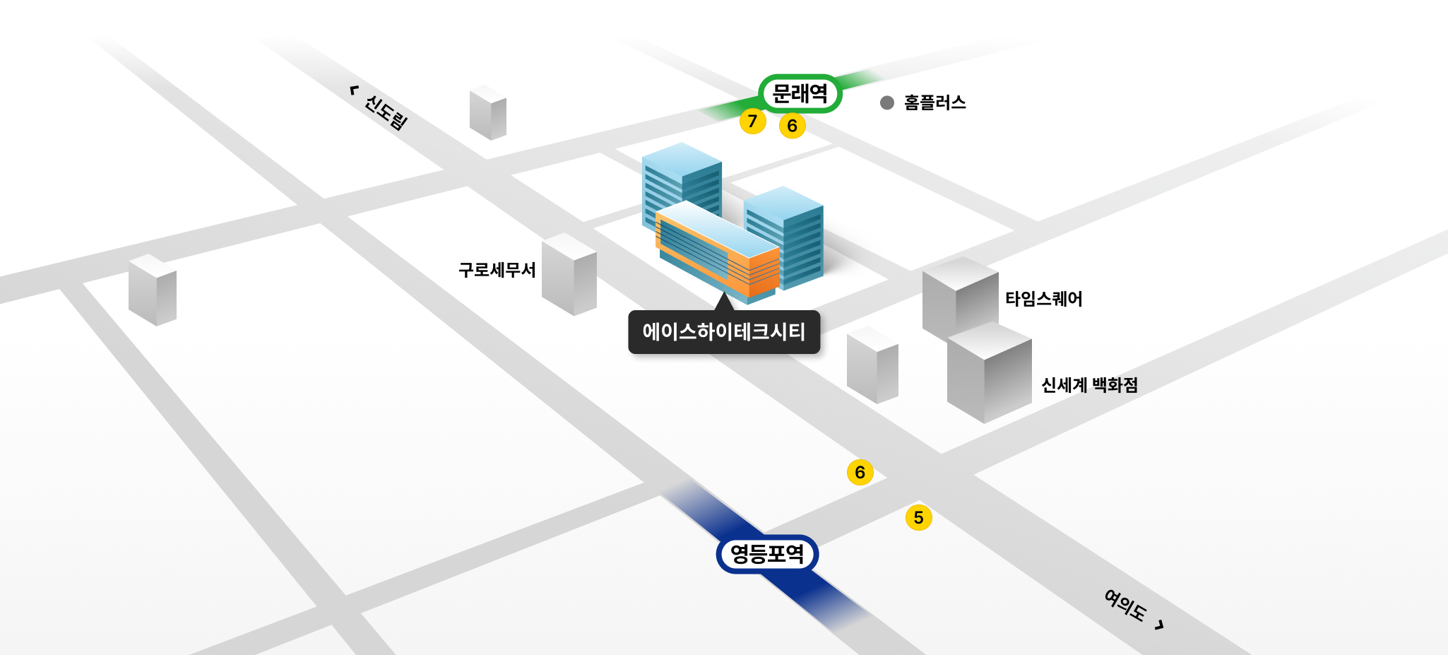 Ace High-Tech City Map